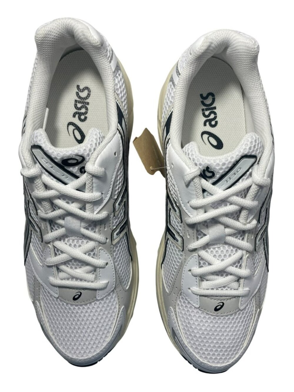 Asics Gel-1130 White/Cloud Grey Running Athletic Shoes Men's 10 Wmn's 11.5 NWB - Picture 7 of 11